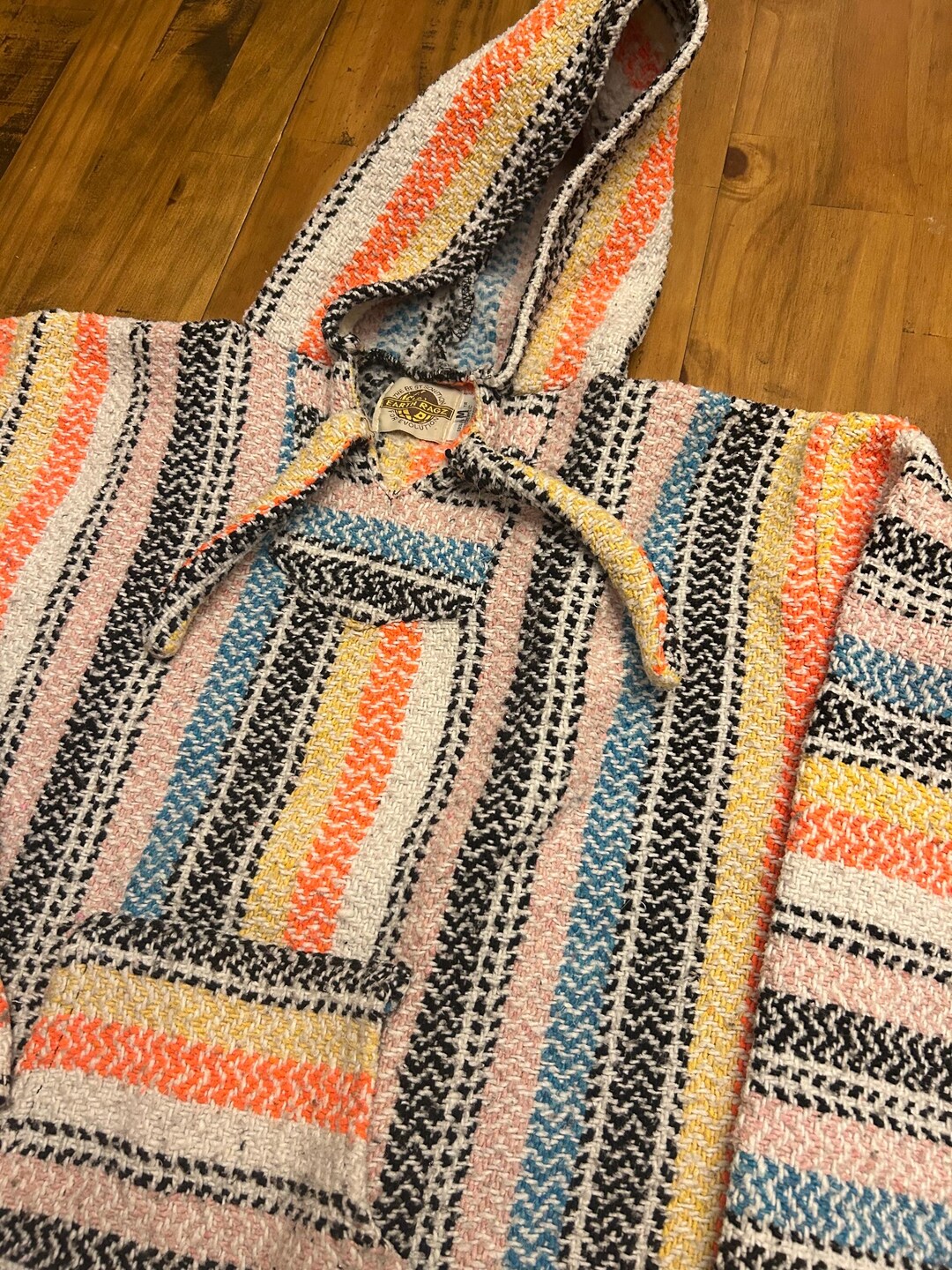 Vintage Earth Ragz Medium Unisex Hoodie Drug Rug - Etsy