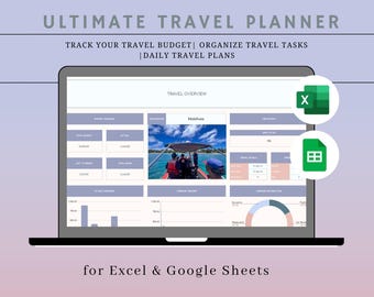 究極の旅行プランナースプレッドシート：旅行予算、旅程（Excel および Google スプレッドシート）