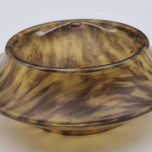 Vintage Celluloid powder pot/trinket dish art deco bedroom decor