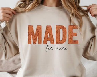 Made for More Png, Patchwork Faith Shirt Png, Trendy Christian Design, Bible Verse Png, Inspirational Religious Png, Jesus Png