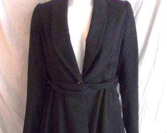 Vintage 1918 Women’s Wool Walking Suit with Provenance Edwardian Clothing