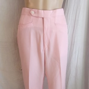 Vintage 1970s Men’s Pants Pink Caddyshack Disco 34 Waist