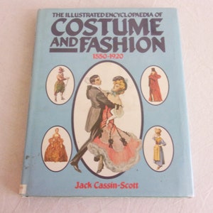 Vintage 1980s Costume and Fashion Design Book Vintage Clothing Reference