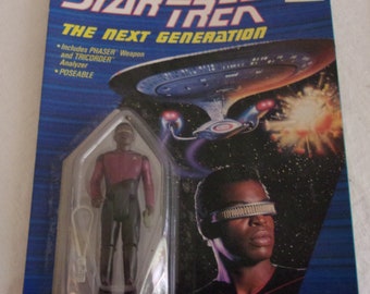 スタートレック ジョーディ・ラフォージ少佐 アクションフィギュア 高