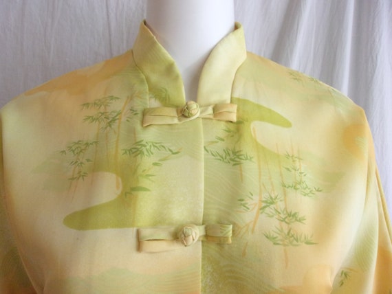 Vintage 1970s Pantsuit Asian/Hawaiian Style Made … - image 7