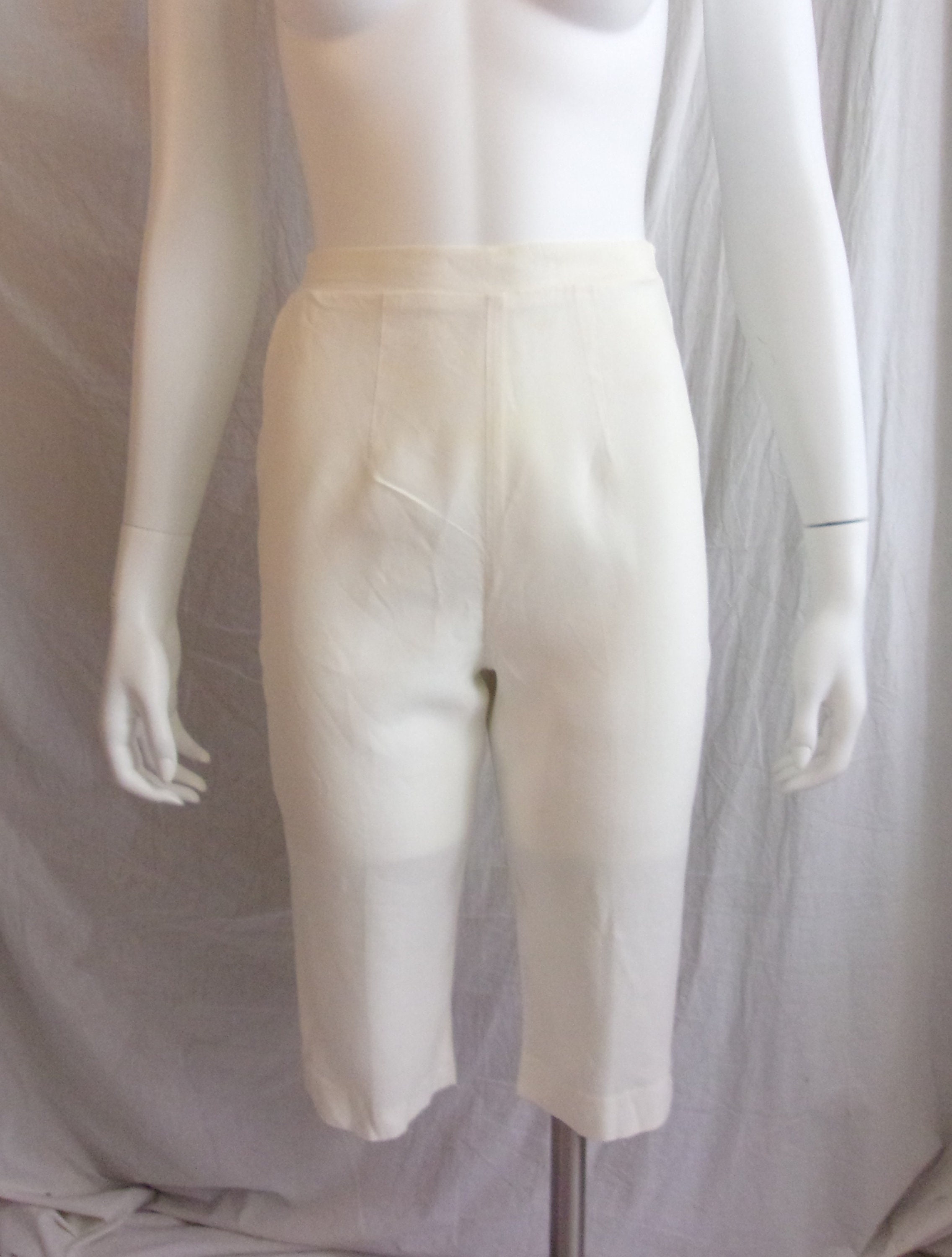 パンツ VACANT Archive : 25SS / PIKO CAPRI PANTS (2COLORS) Vintage 1950s Capri Pants White Sharkskin Fabric Metal