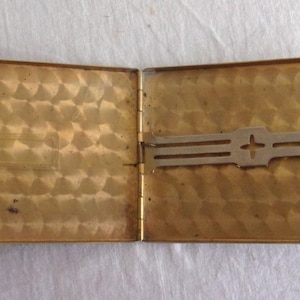 Vintage 1930s Zigarettenetui Kartenetui Kartenetui von Evans