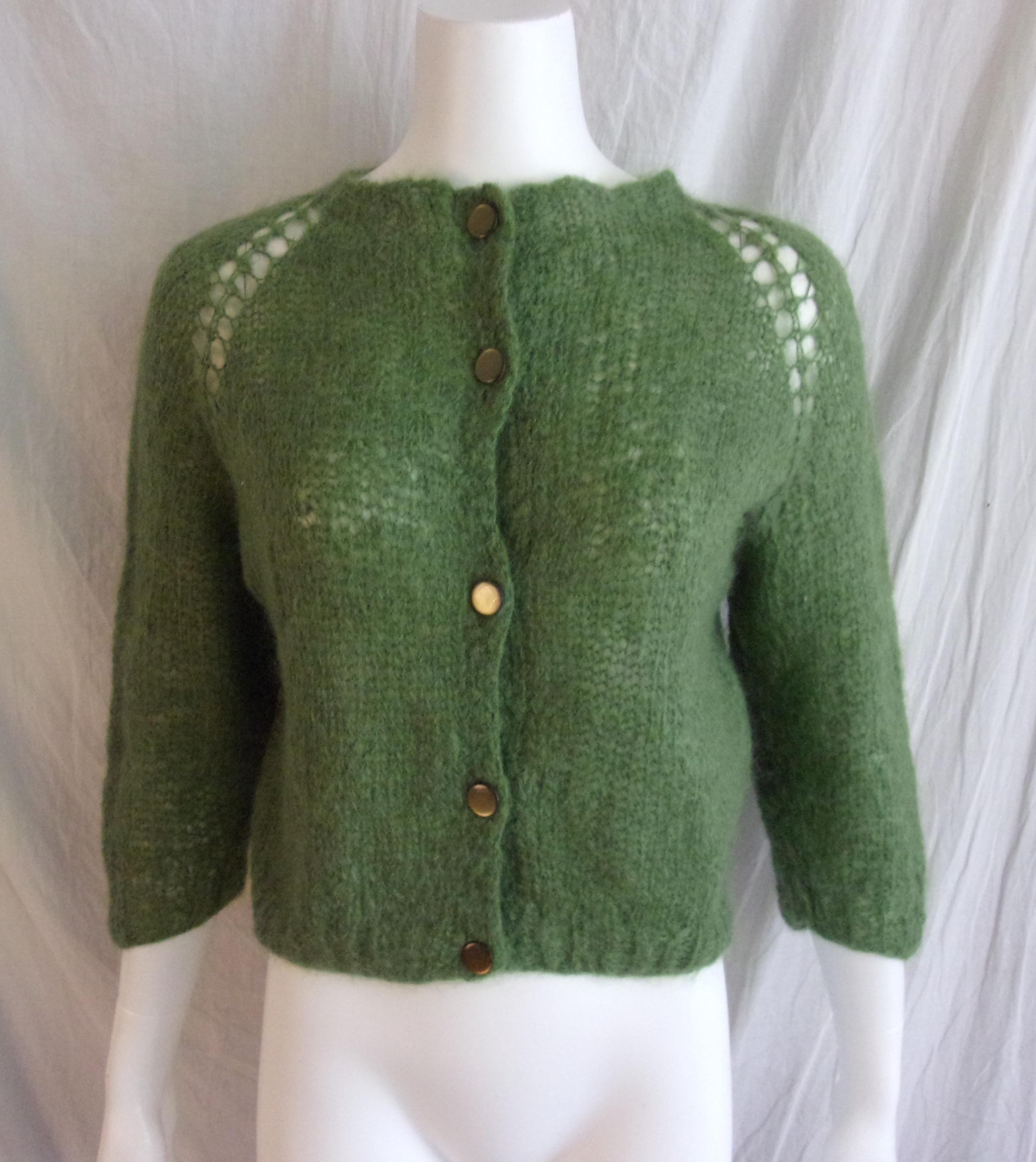 Green Mohair Sweater - Etsy