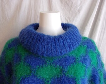 トップス 60s All Sports Casual Mohair Sweater L 60s All Sports Casual Mohair Sweater L