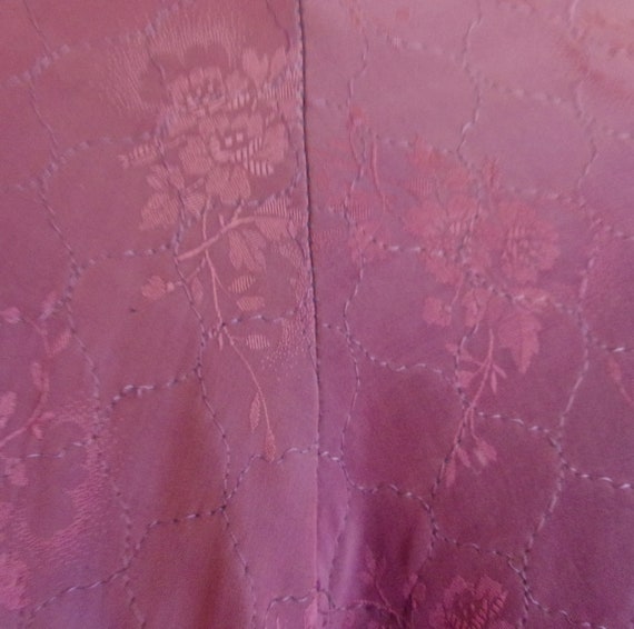 Vintage 1950s Jacket Purple Brocade Rayon Swing J… - image 5