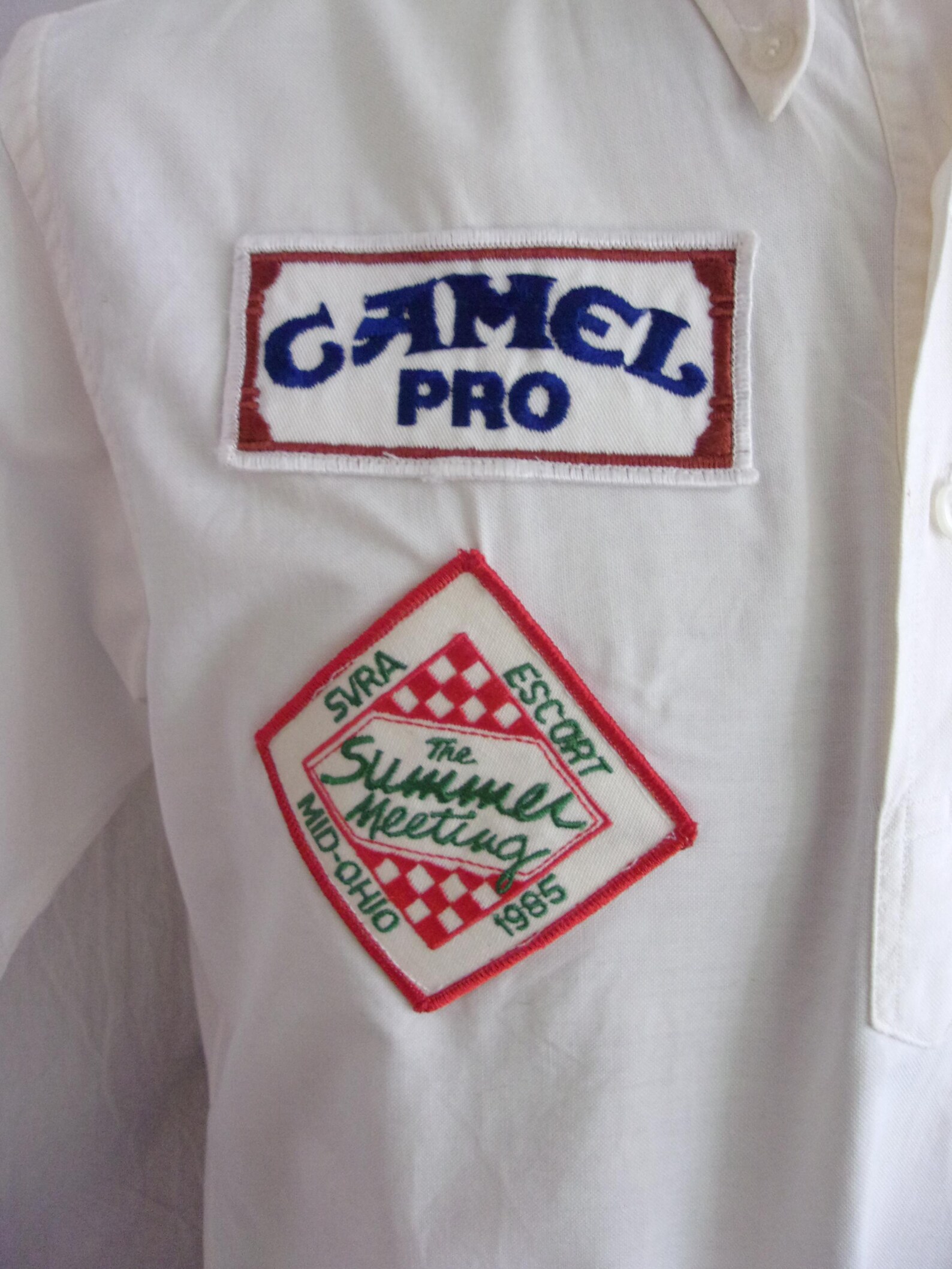 Vintage 1970s Racing Patch Shirts: Sports Car Club, Embroidered Patches ...