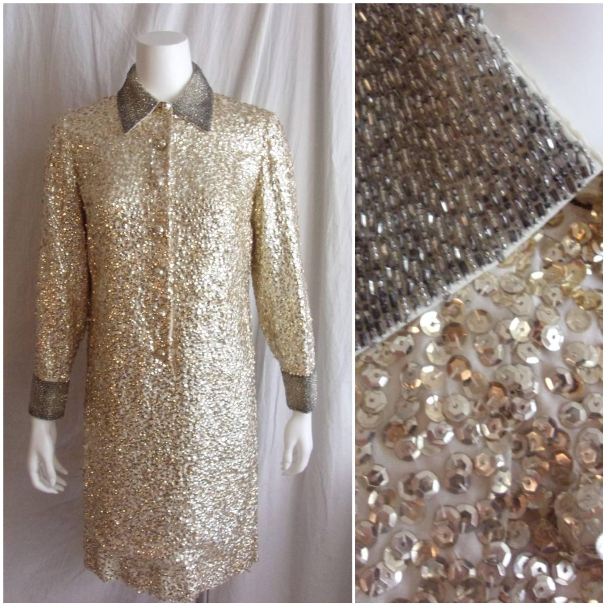 slim fit dress slacks Sequin Cowl Dress – Elie Tahari main image 1