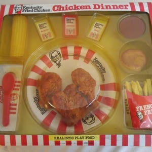 Dinner clearance plate kfc