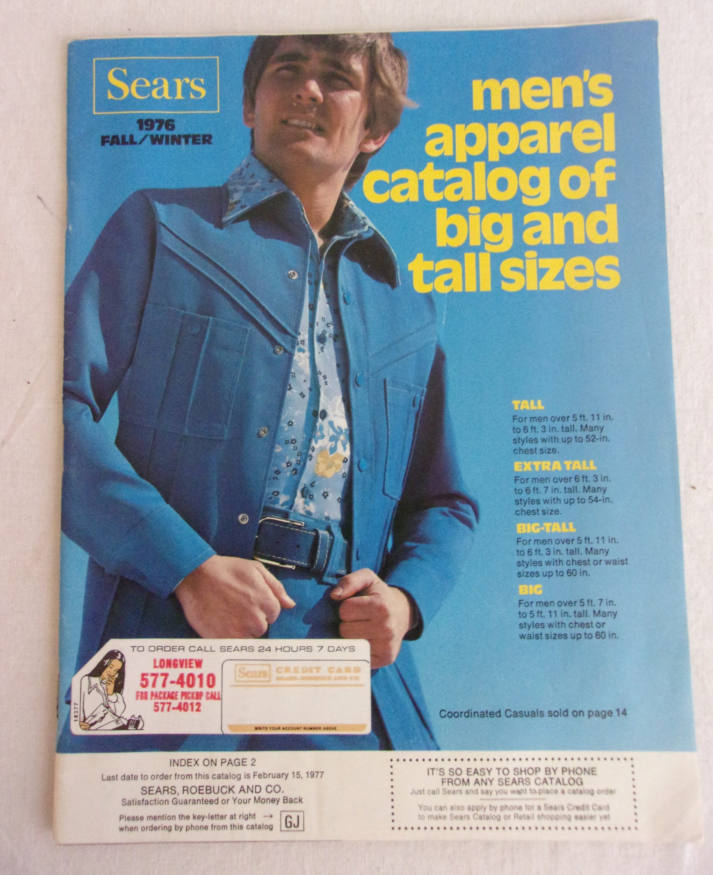 2点セット GQ1442◇Sears : 70's USA ヴィンテージ ビッグサイズ 70年代 USA製 SEARS シアーズ デニム