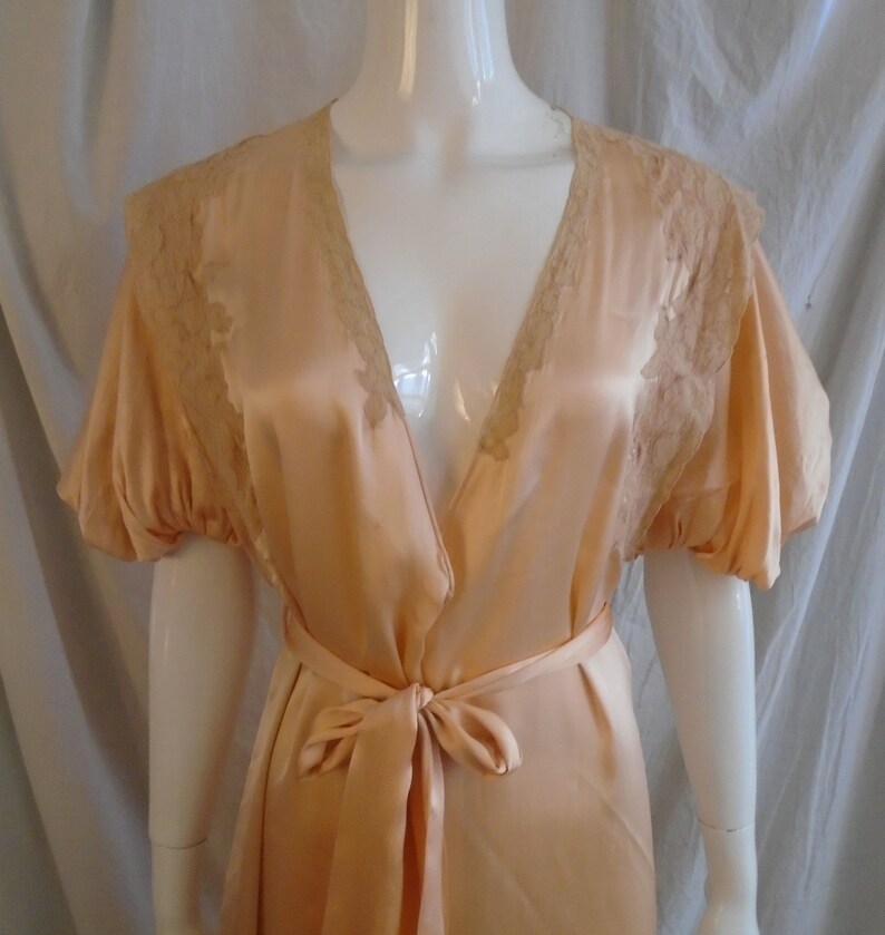 1930s silk robe