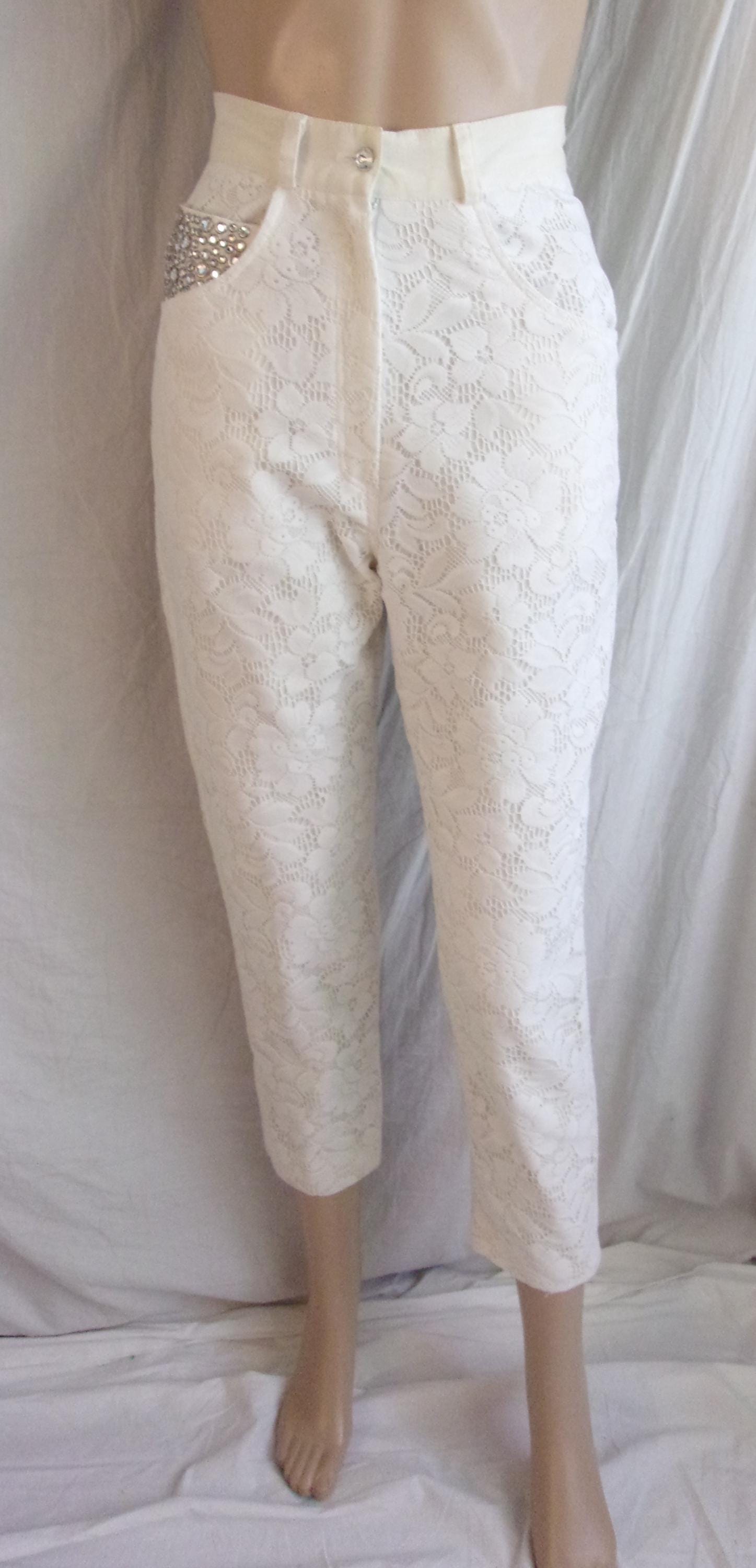 wee9s 新作vintage like lace pants vintage like lace pants / ivory[FREE or LONG] | wee9s