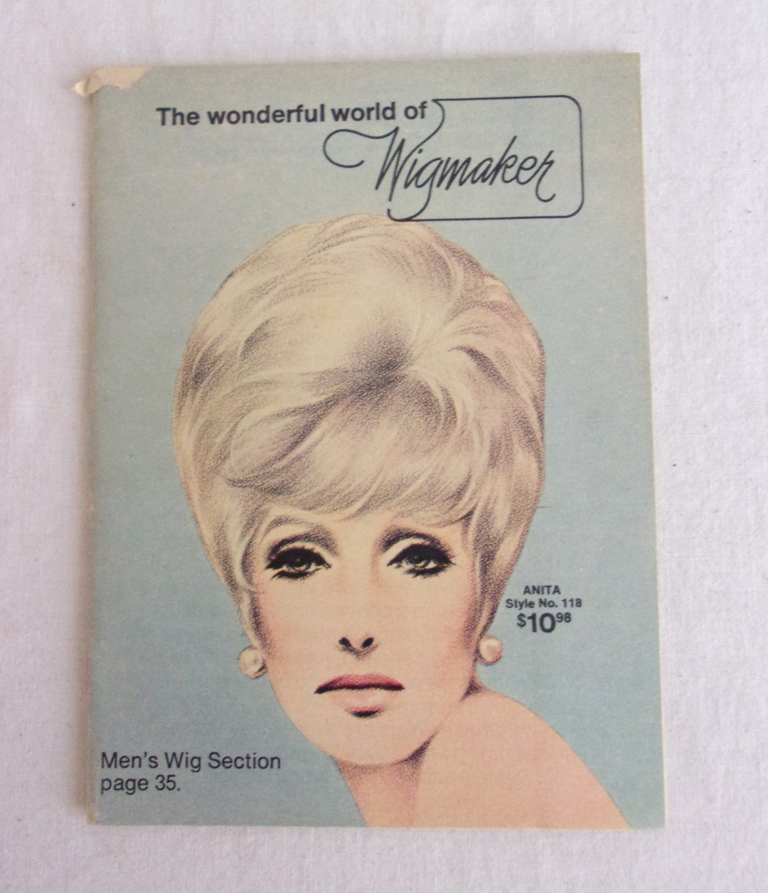 Vintage 1960s Wig Catalog Pamphlet Size Etsy