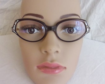 Stunning 1950s Vintage B& L 12K Gf,rhinestone Corners  display picture 1