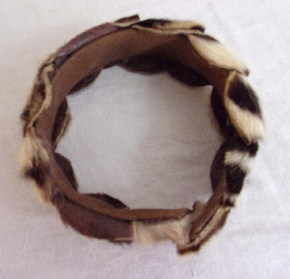 Vintage 1950s Headband Leopard Print Hair Accesso… - image 2