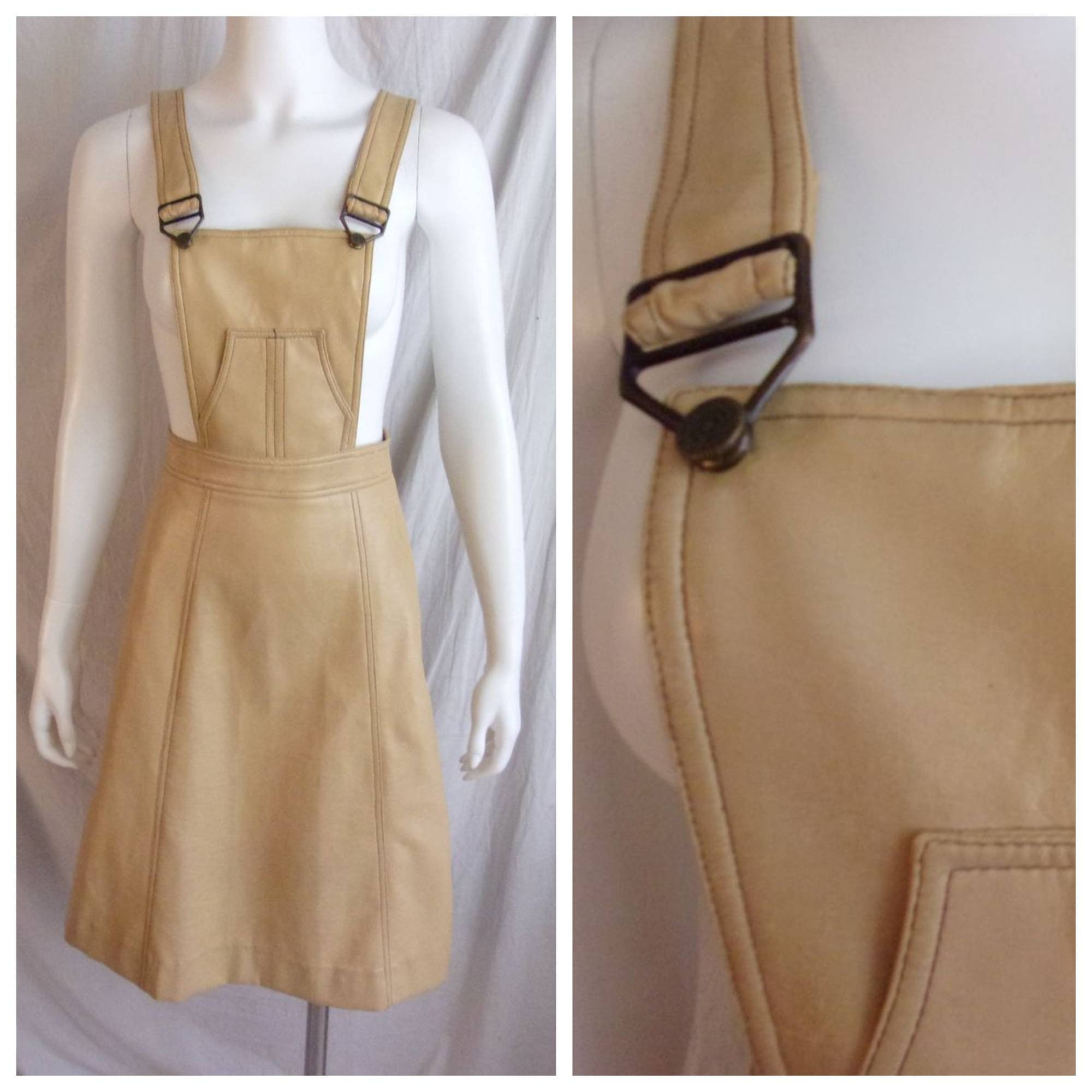 Khaki overalls skirt hotsell