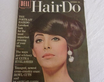 Vintage 1960s Hairdo Magazine October 1965 Complete Issue