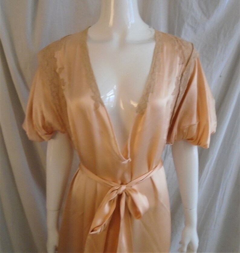 1930s silk robe
