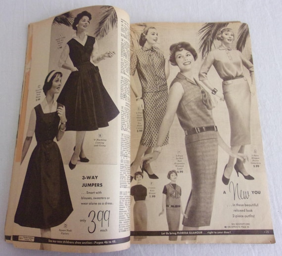 Vintage 1950s Catalog Women's Florida Fashions Rockabilly Clothing
