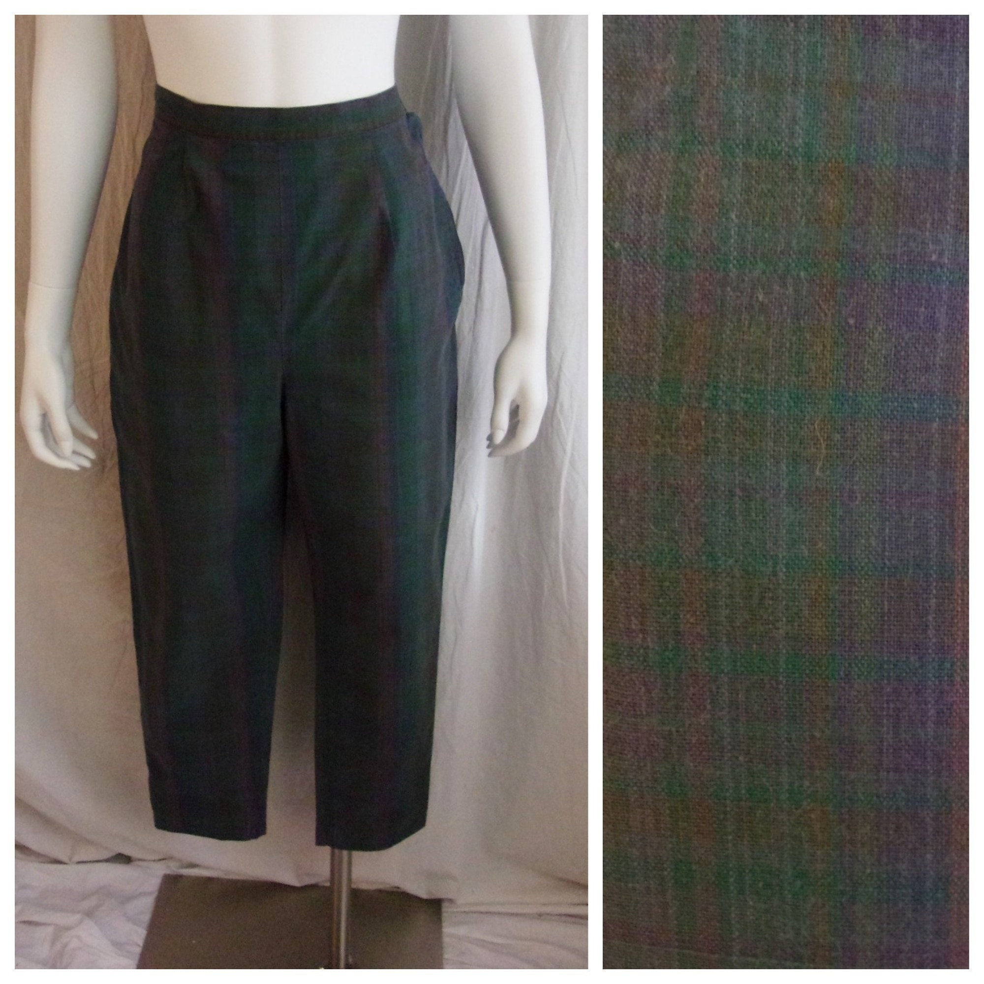 Vintage Starlets in Trousers, Capri Pants ,Cigarette Pants