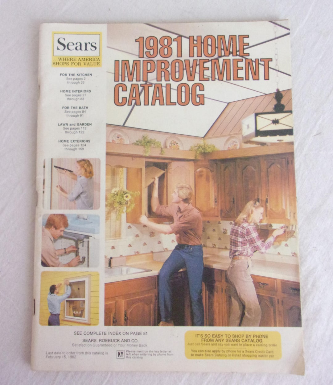 Vintage 1981 Catalog Sears Home Improvement Catalog Skinny Volume Etsy