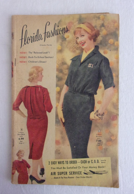 Vintage 1950s Catalog Women's Florida Fashions Rockabilly Clothing