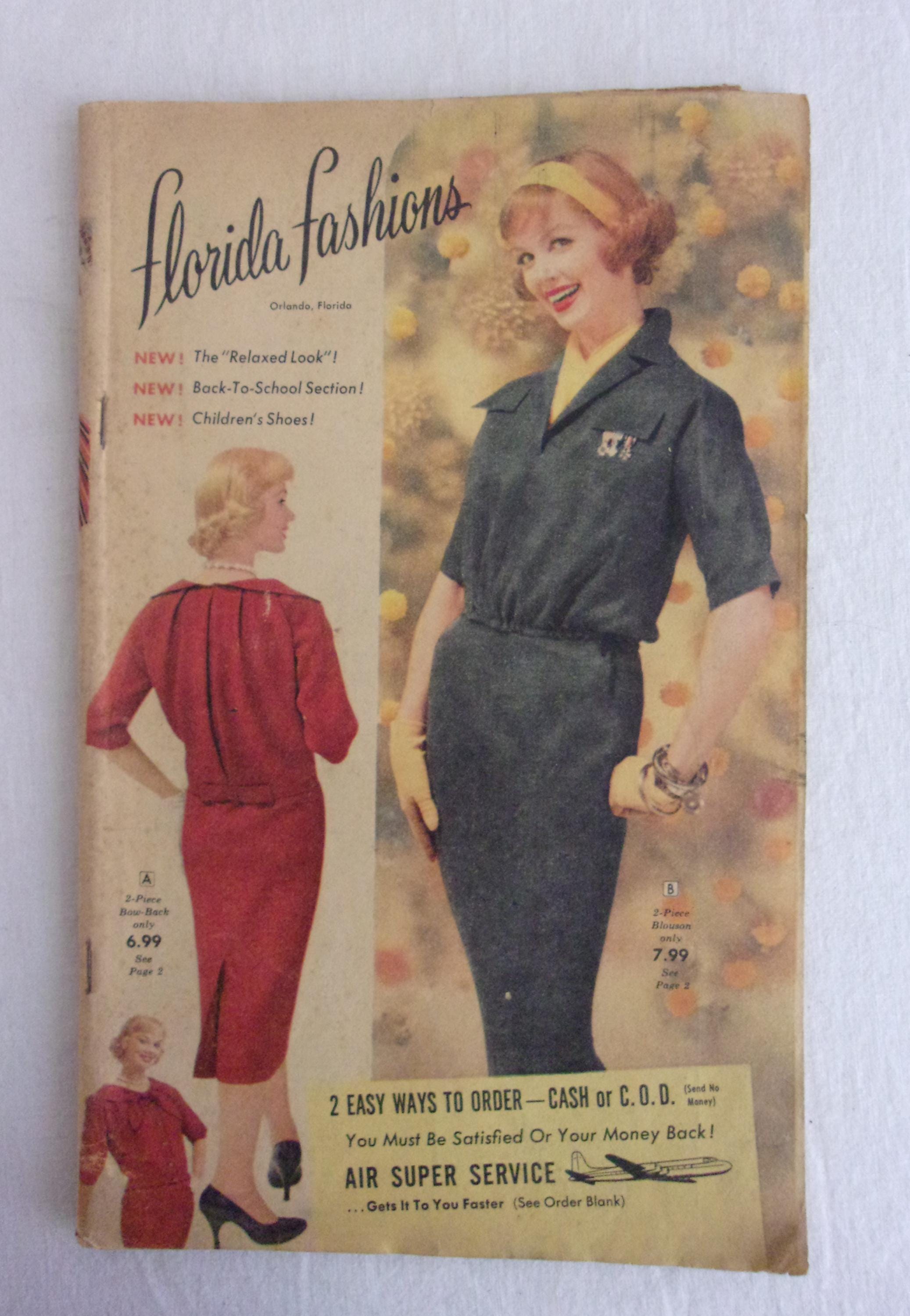 Vintage 1950s Catalog Women's Florida Fashions Rockabilly Clothing