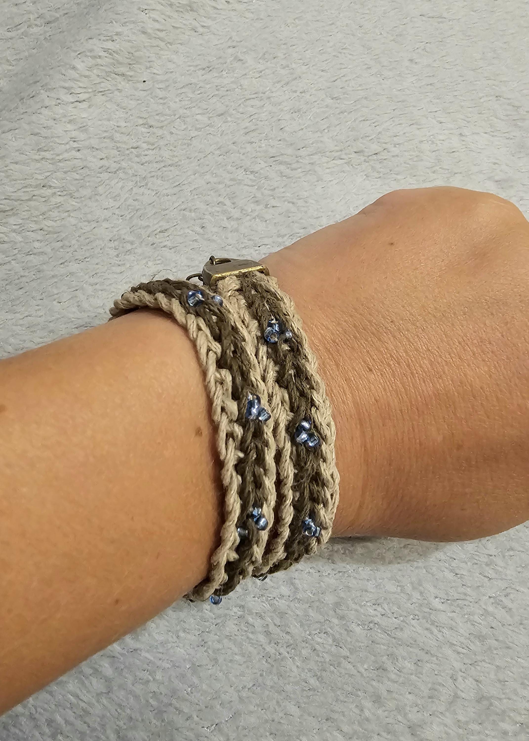 Crochet Wrap Bracelet