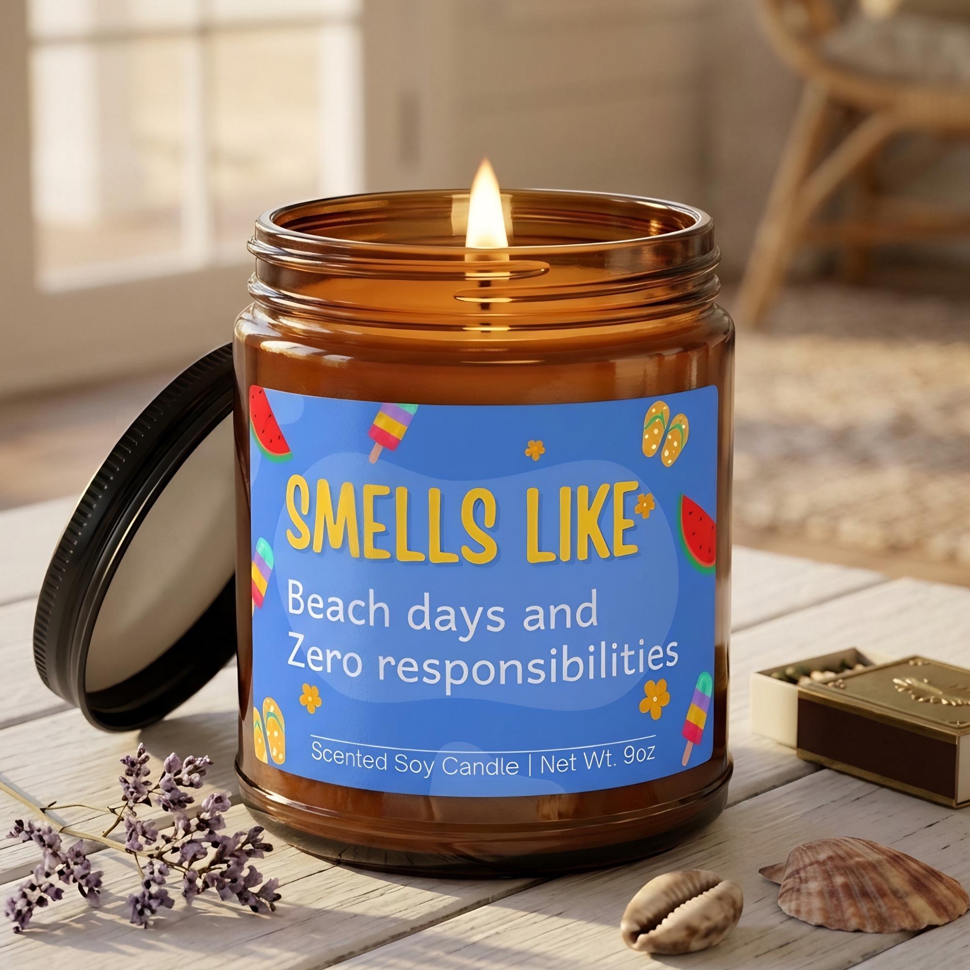 Teacher Appreciation Gift Candle, End of Year Teacher Gift, Smells Like ...