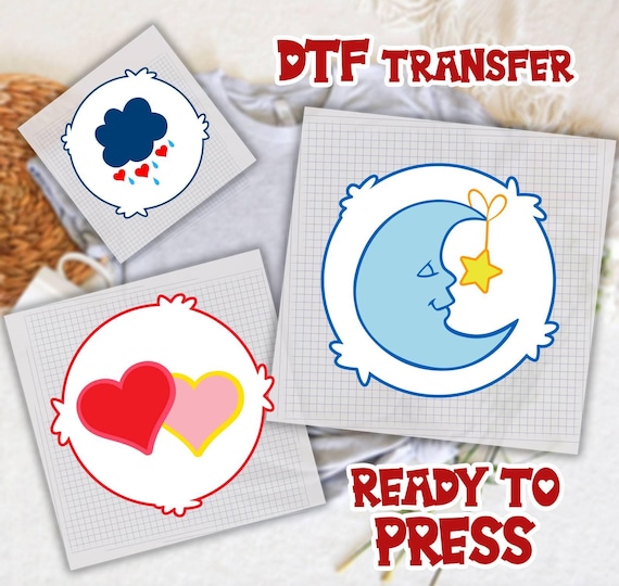 Care Bears Belly DTF Transfer, Cute Bear Nostalgia Dtf, Best Friends Dtf, Care Bear Matching Group Dtf, Cute Bear Characters Dtf