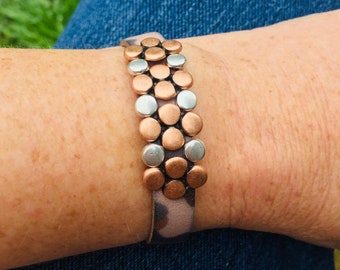 Manguito deslizante - plata/ cobre