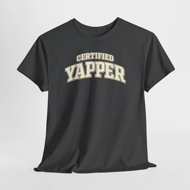 Casual Outfit Graphic Tee | Certified Yapper Shirt | Funny Everyday Outfit Tee for Women image 13