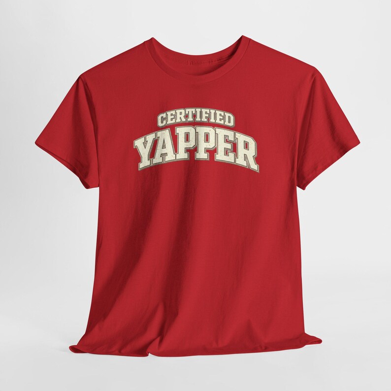 Casual Outfit Graphic Tee | Certified Yapper Shirt | Funny Everyday Outfit Tee for Women image 19
