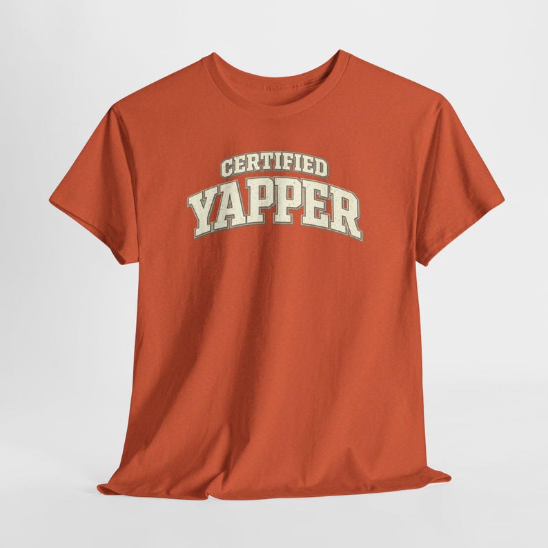 Casual Outfit Graphic Tee | Certified Yapper Shirt | Funny Everyday Outfit Tee for Women image 10