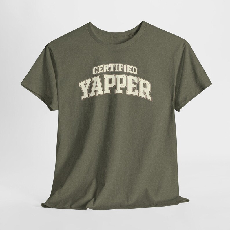 Casual Outfit Graphic Tee | Certified Yapper Shirt | Funny Everyday Outfit Tee for Women image 12