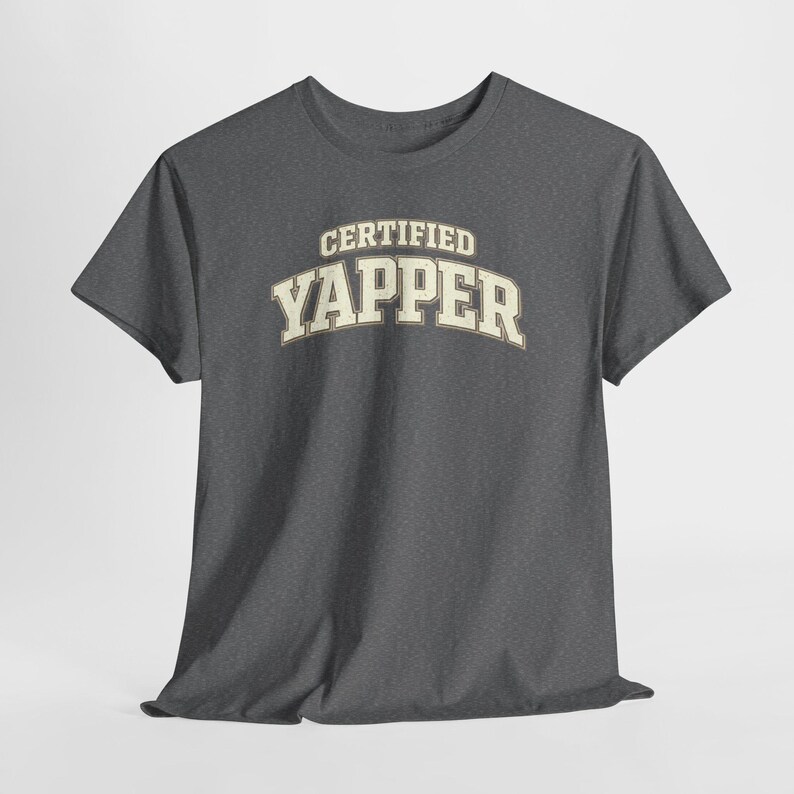Casual Outfit Graphic Tee | Certified Yapper Shirt | Funny Everyday Outfit Tee for Women image 16