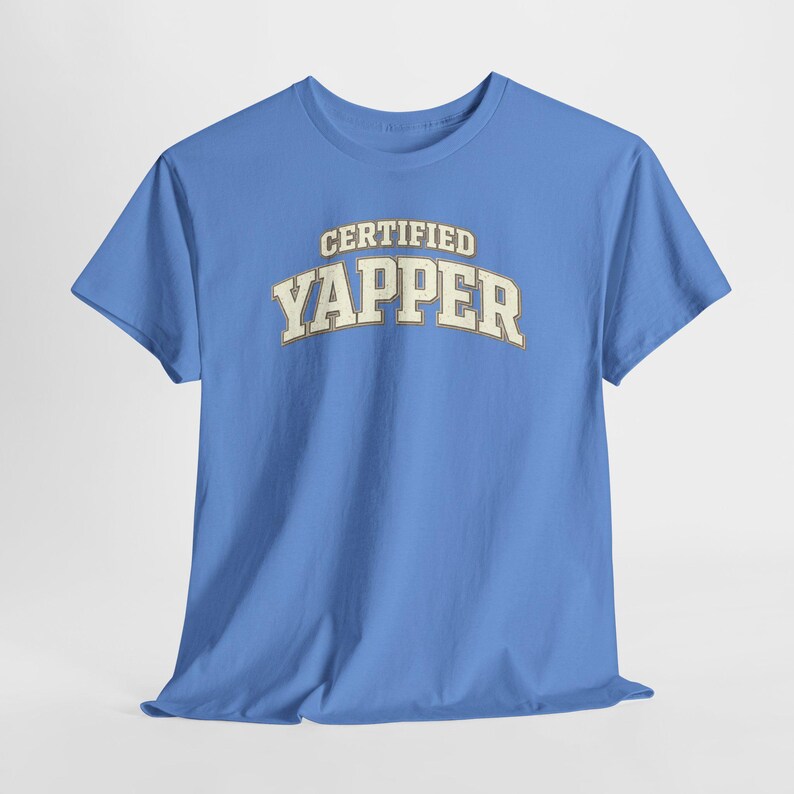 Casual Outfit Graphic Tee | Certified Yapper Shirt | Funny Everyday Outfit Tee for Women image 15