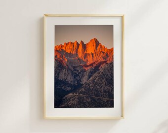 Mt Whitney Print - Digital Download