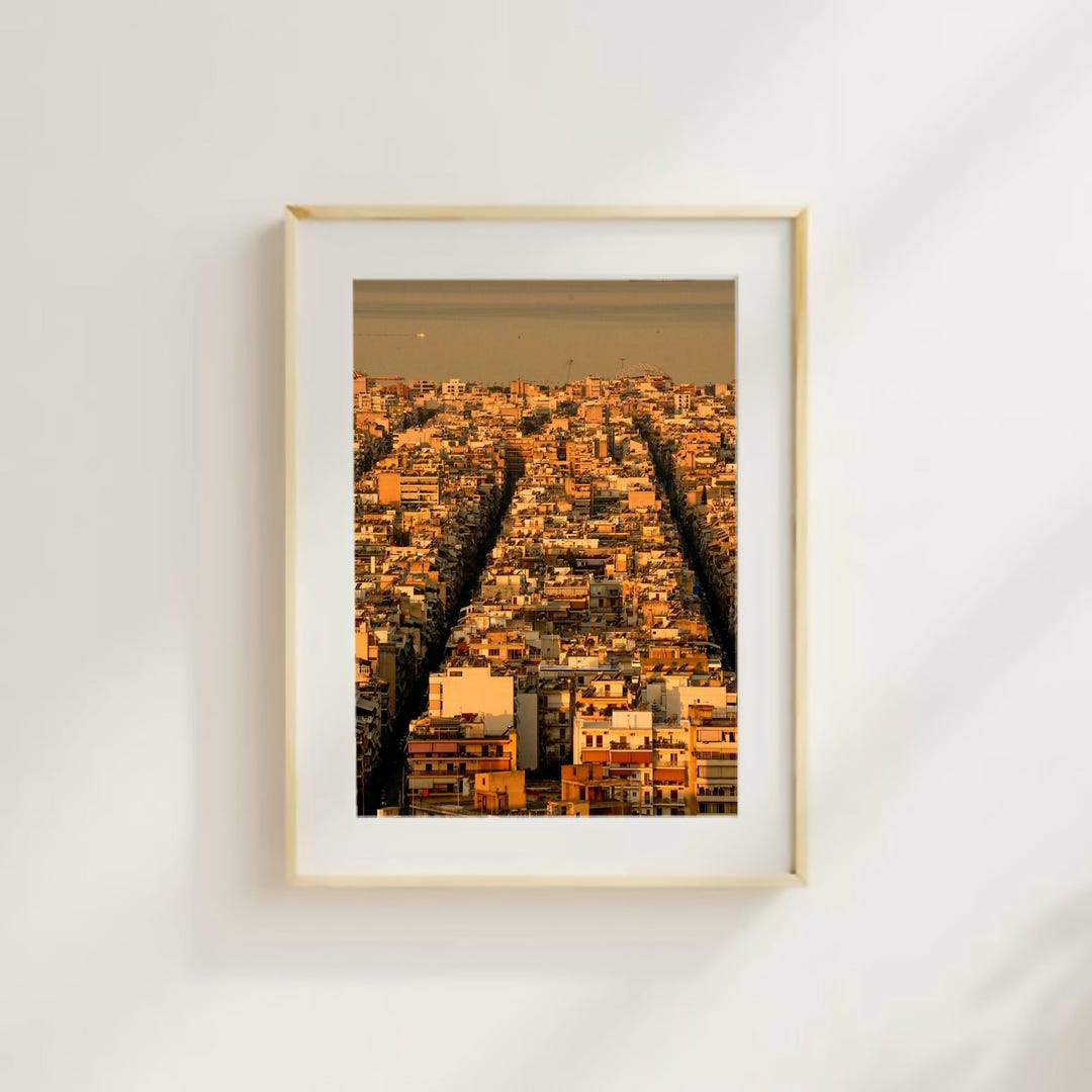 Above Prin Athens From Above Print - Etsy