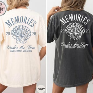 Comfort Colors® Custom Family Vacation Shirts - Personalized Beach Trip Tee