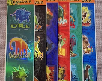 Vintage original Sandylion stickers Disney Dinosaur