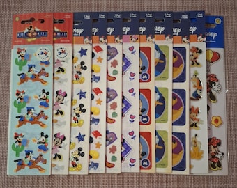 Vintage original Sandylion stickers Mickey Mouse mixed Fun Pack