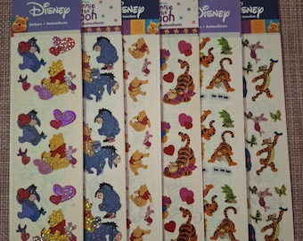 Vintage original Sandylion stickers mixed Winnie the Pooh