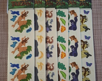 Vintage original Sandylion stickers Disney Tarzan