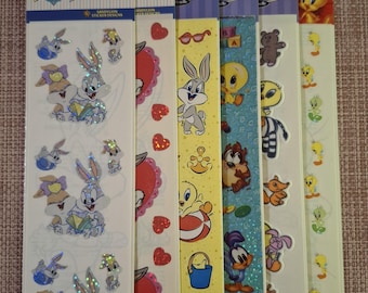 Vintage original Sandylion stickers Baby Looney Tunes