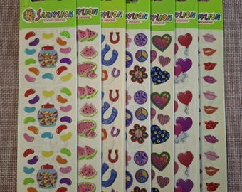 Vintage original Sandylion stickers mixed prismatic